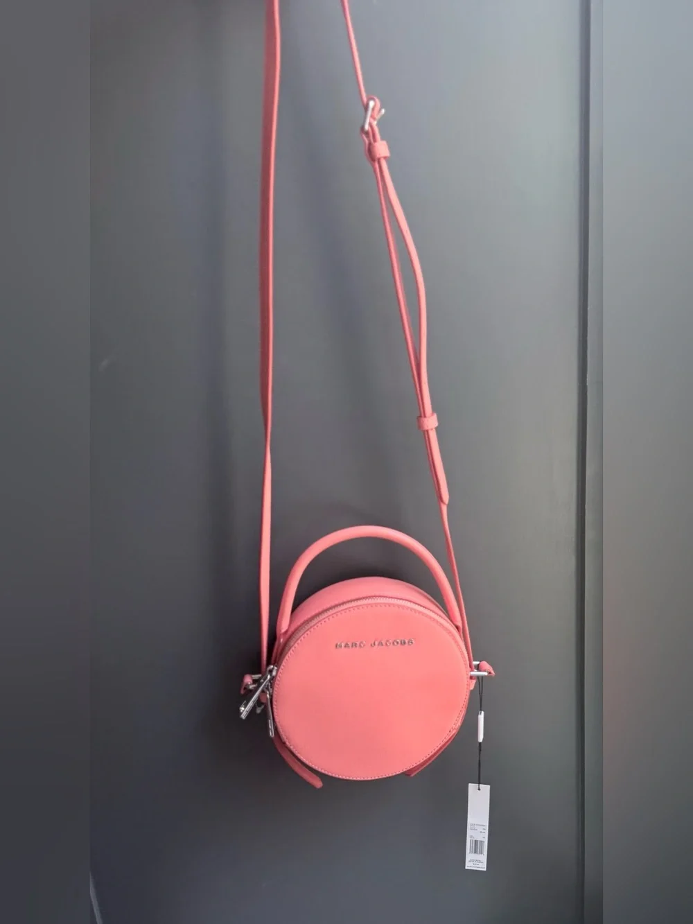 NWT Marc Jacobs The Commuter Circle Crossbody Bag - Coral/Melon